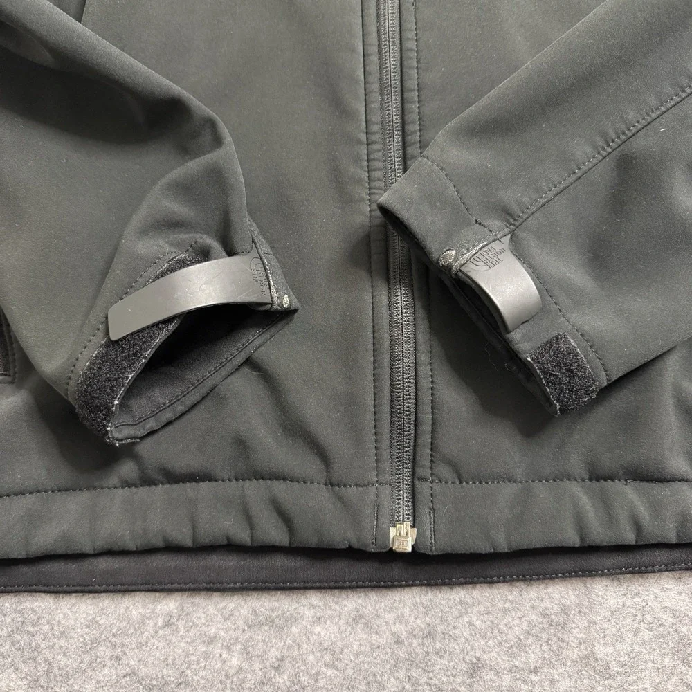 North Face Apex Jacket‎ Black Softshell Full Zip Mens Medium